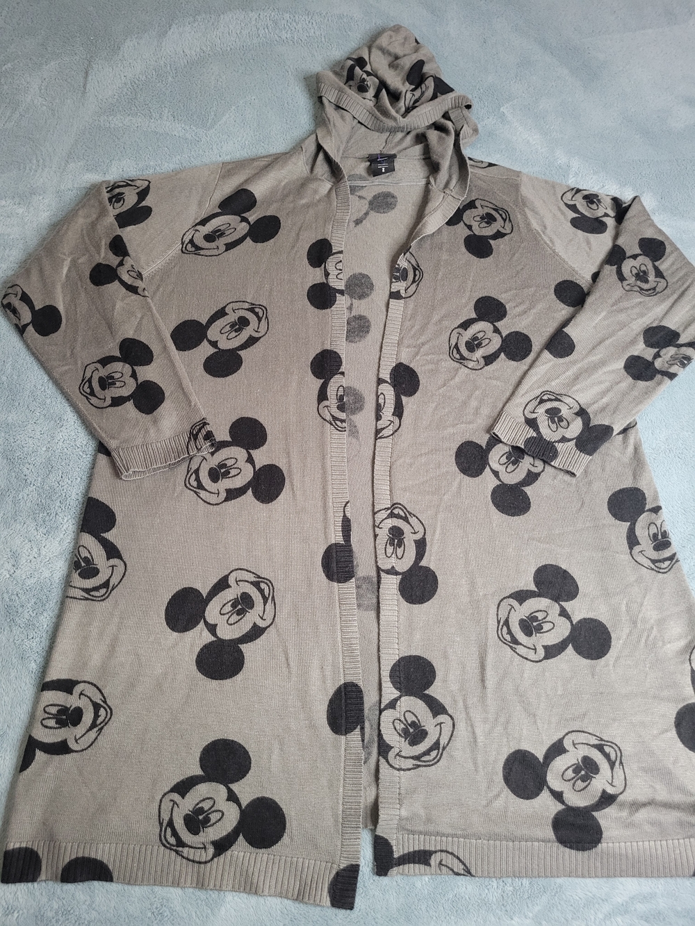 Torrid X Disney Mickey Mouse Hooded Cardigan - Grey & Black Size 2 =2x
